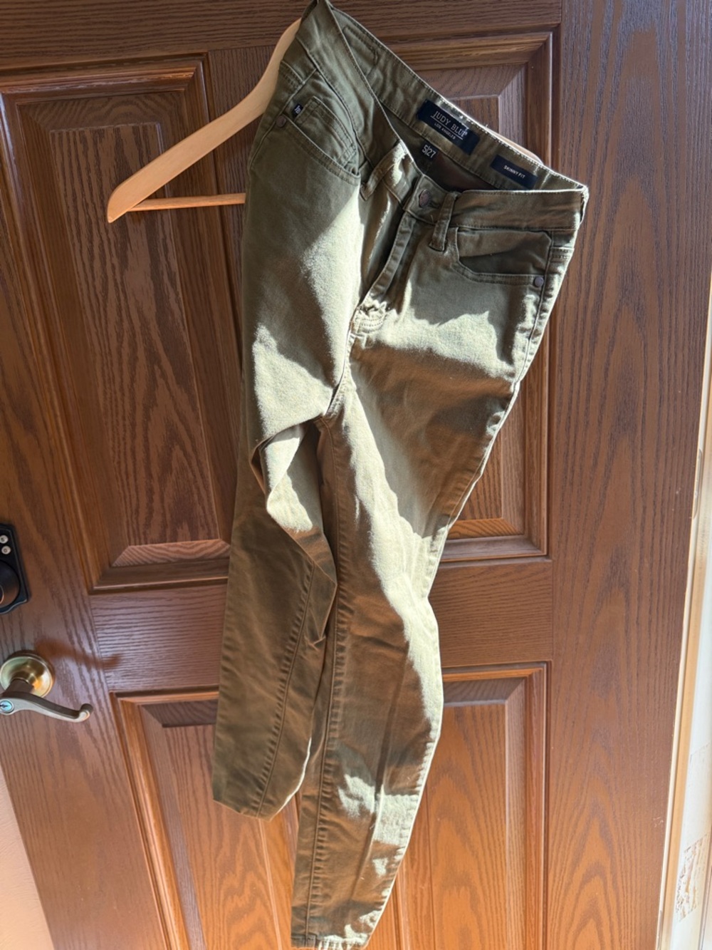 Judy Blue Olive Green Slim Fit Men’s Chinos